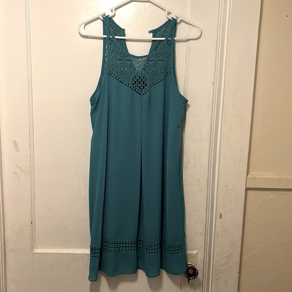 Turquoise light dress